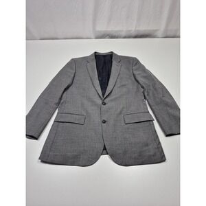 J.CREW Suit Jacket Mens 42R Gray Wool Viscose Slim Thompson Jacket 2 Button
